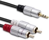 Qoltec Cable 2xRCA Mini Jack 3.5mm