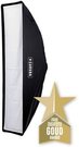 Caruba Quick Assembly Matte Zilver Strip Softbox 30x140 cm