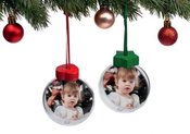 Rėmelis KPH XM-695HS XMAS Resin heart/star raudonas/žalias|7.6 cm|akrilinis|2 nuotraukos