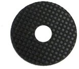 Caruba rubber cover plate (25 mm) with 3/8&rdquo; cutout