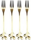 Šakutės desertinės aukso sp. 4 vnt. 12,2x0,8x1,2 cm Home Deco KA6148