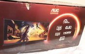 SALE OUT. AOC CU34G4 Curved 34" 3440x1440/21:9/1ms HDMI, DisplayPort, USB, Audio out | SALE OUT. AOC | CU34G4 | 34 " | Fast VA | UWQHD | 21:9 | 180 Hz | 1 ms | 3440 x 1440 pixels | 300 cd/m&sup2; | HDMI ports quantity 2 | Black | Warranty 28 month(s) | DAMAGED PACKAGING, CRACKED STAND (LEG)