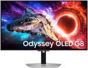 Samsung LS32HG800SUXEN Odyssey OLED G8 | 32 " | OLED | 4K | 16:9 | 240 Hz | 0.03 ms | 3840 x 2160 pixels | 300 cd/m&sup2; | HDMI ports quantity 2 | Silver