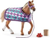 Schleich Horse Club 42360 Englisches Vollblut mit Decke