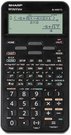 Sharp calculator Scientific EL-W531TL-BBK, black