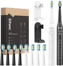 Sonic toothbrushes with tips set and 2 holders Bitvae D2+D2 (white and black)