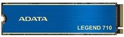 SSD|ADATA|LEGEND 710|256GB|M.2|PCIE|NVMe|3D NAND|Write speed 1000 MBytes/sec|Read speed 2100 MBytes/sec|TBW 65 TB|MTBF 1500000 hours|ALEG-710-256GCS