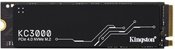 SSD|KINGSTON|KC3000|512GB|M.2|NVMe|3D TLC|Write speed 3900 MBytes/sec|Read speed 7000 MBytes/sec|TBW 400 TB|MTBF 1800000 hours|SKC3000S/512G