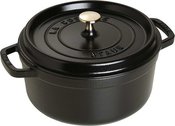 Staub La Cocotte 24cm round black, cast iron