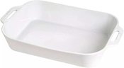 Staub Rectangular Dish Ceramic, white, 34x24cm