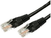 TB Patch cable cat.6a RJ45 UTP 3m. black - pack of 10