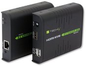 Techly Extender HDMI + USBB by Cat5/5e/6 cable 120m
