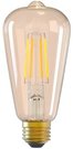 Tellur WiFi Filament Smart Bulb E27, amber, white/warm, dimmer