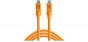 TetherPro 4.6m kabelis USB-C to USB C CUC15-ORG
