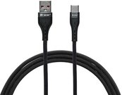 47486 USB A - Lightning M/M 1m Cable Black