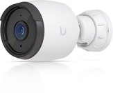Ubiquiti All-weather 4K PoE camera with a 1/1.8" 8MP image sensor, Multi-TOPS AI Engine, and long-range IR night vision, white