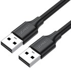 USB 2.0 M-M UGREEN cable US102, 1m (black)