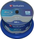 1x50 Verbatim BD-R Blu-Ray 25GB 6x Speed Datalife No-ID Cakebox