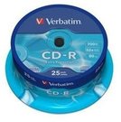 1x25 Verbatim CD-R 80 / 700MB 52x Speed Extra Protection