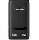 Verbatim Fold n Go GaN Charger 65W 2xUSB C schw.klappb.St.32354