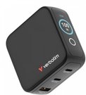 Verbatim Mini GaN Charger 100W mit Display 2xUSB-C +1xA 30239