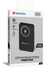 Verbatim Power Bank with stand mag.wireless 10000mA gray 32268