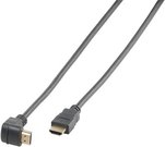 Vivanco cable HDMI - HDMI 1.5m angled