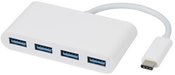 Vivanco USB-хаб USB-C 3.1, 4 порта, белый (34292)