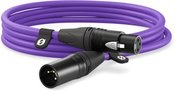 XLR CABLE-3m purple - XLR/XLR kabel
