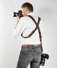 ZUKA STRAPS dual, tamsiai rudas "CRAZY HORSE", S dydis