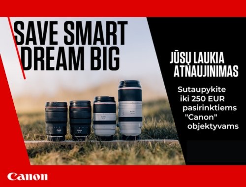 Canon pinigų susigrąžinimo akcija