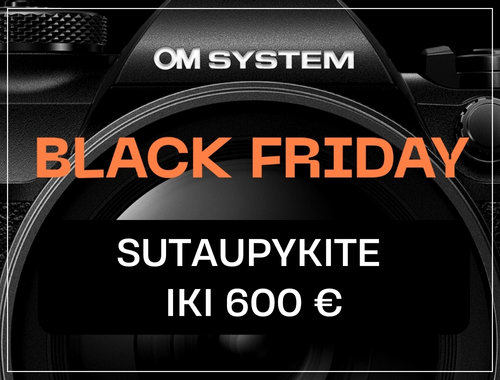 OM SYSTEM Black Friday nuolaidos
