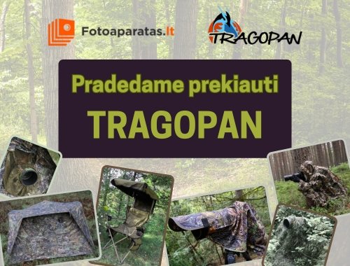 Pradedame prekiauti TRAGOPAN – kamufliažine įranga gamtos fotografavimui!