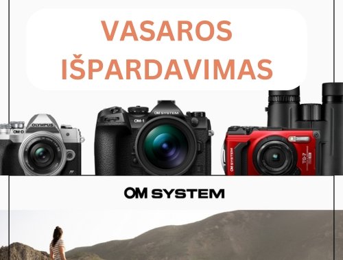 OM System vasaros išpardavimas
