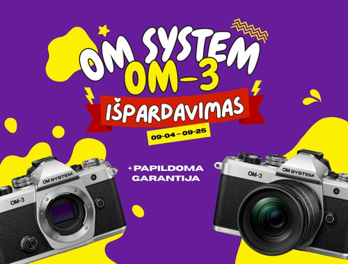 Om System OM-3 IŠPARDAVIMAS 📸 + papildoma garantija! 🔒