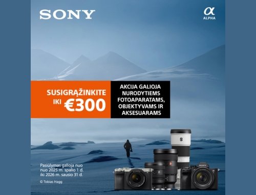 SONY pinigų grąžinimo akcija! 💰