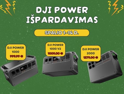 DJI POWER – dabar pigiau! ⚡️🔋