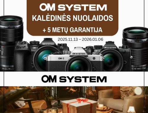 🎄📸 OM System KALĖDINĖ AKCIJA 🎁✨