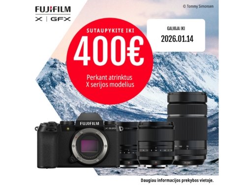 📸 Fujifilm žiemos akcija ❄️