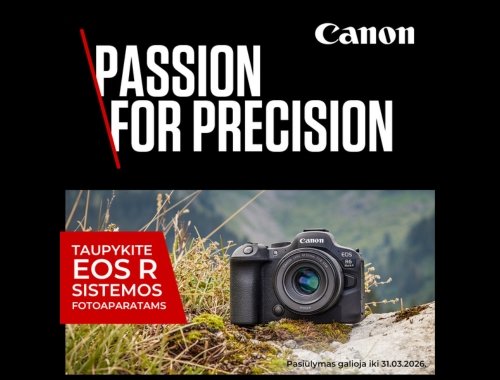 📷💰 Sutaupykite pirkdami Canon EOS R sistemos fotoaparatus! 💰📷