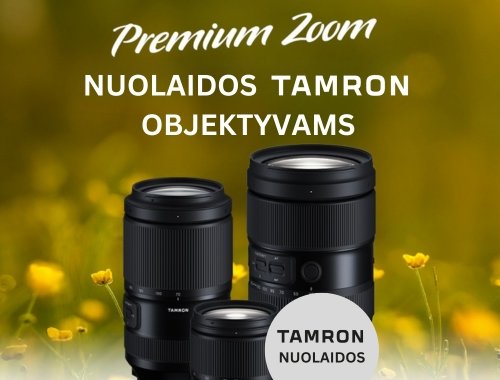 💸 Nuolaidos TAMRON objektyvams 💸