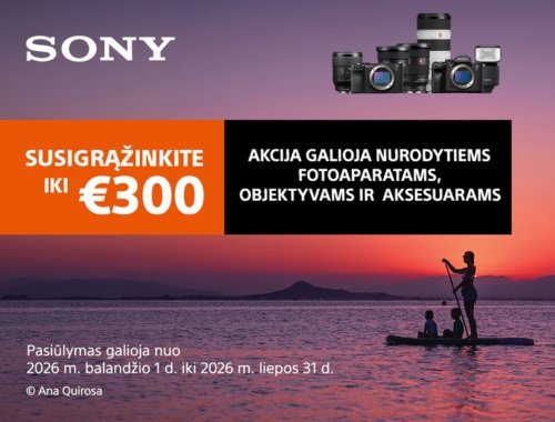 📸 SONY vasaros pinigų grąžinimo akcija ☀️💸💰