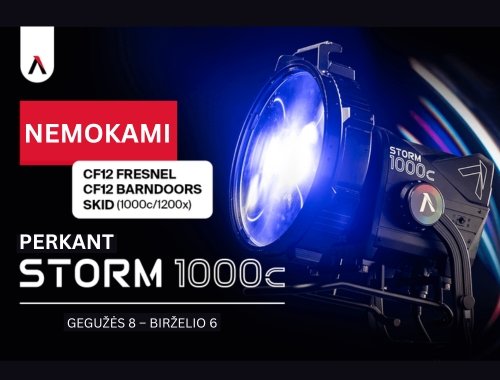 Aputure Storm 1000c + CINE KIT DOVANŲ ! 🎁