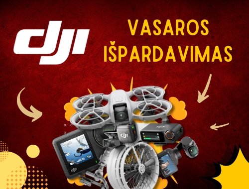 DJI vasaros išpardavimas! 🌞