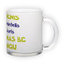 Frosted glass mug (300 ml)
