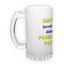 Frosted glass beer mug (500 ml)
