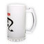 Frosted glass beer mug (500 ml)