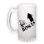 Frosted glass beer mug (500 ml)