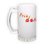 Frosted glass beer mug (500 ml)