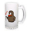 Frosted glass beer mug (500 ml)